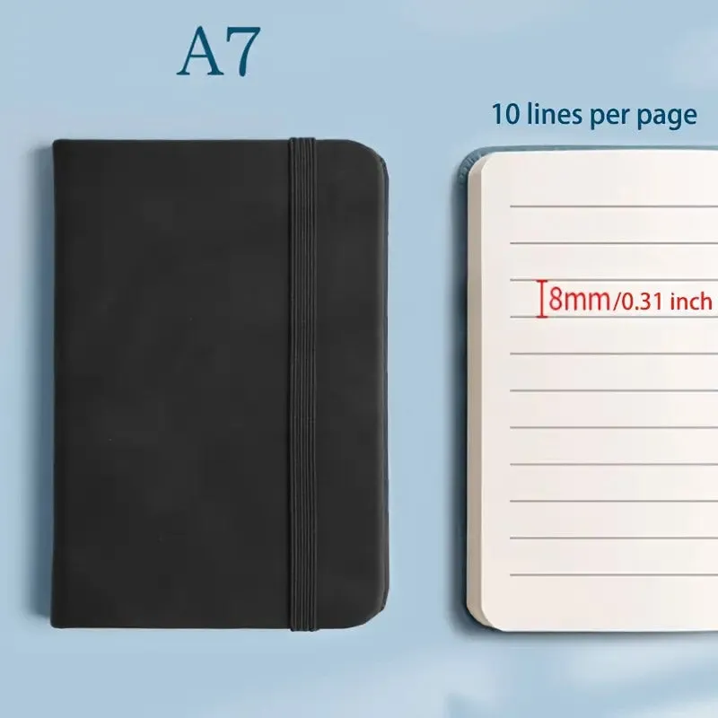 10pcs Mini Pocket Notebook A7 Small Portable Notepad for Office School Use