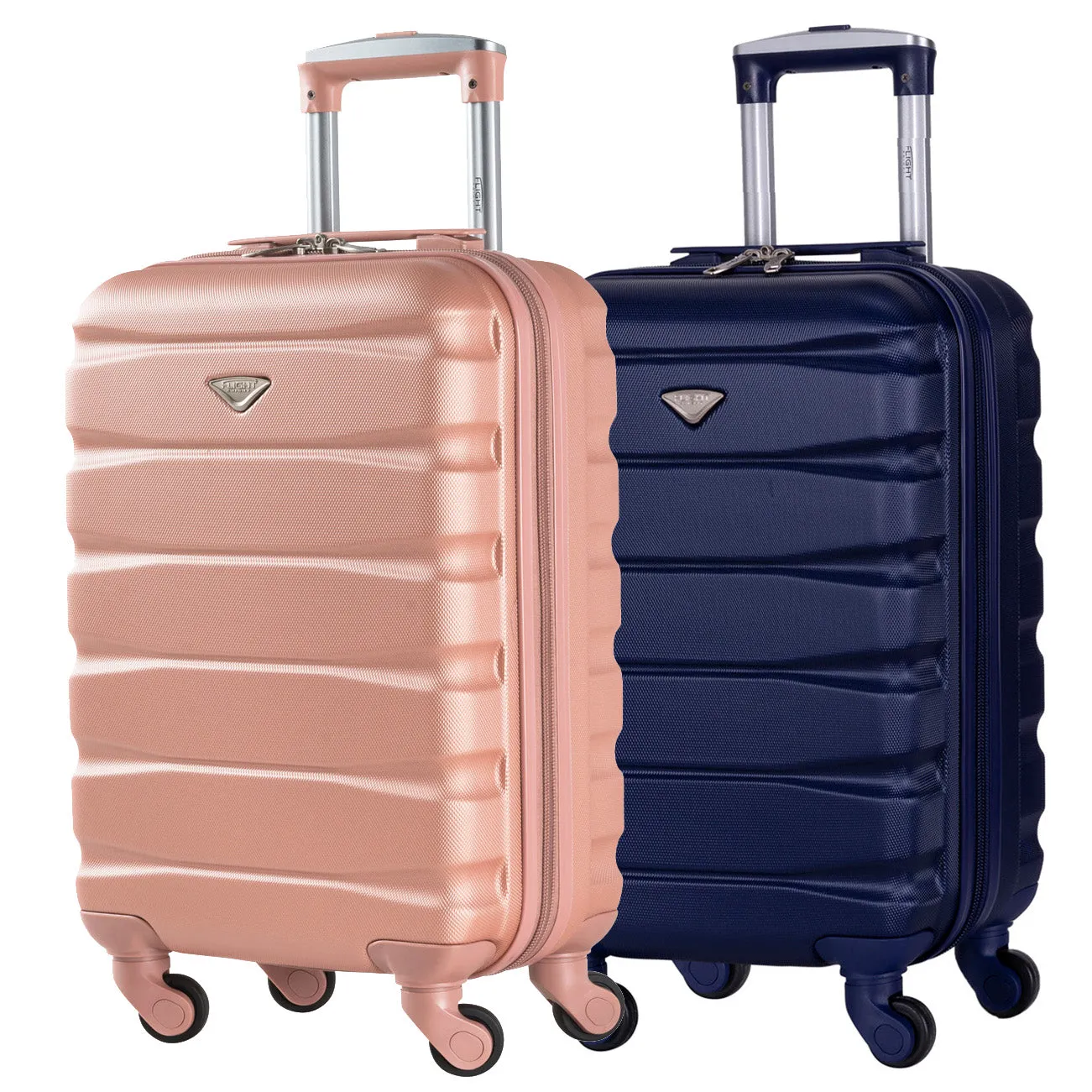 55x35x20 Lightweight 4 Wheel ABS Hard Case Suitcases Cabin Carry On Hand Luggage