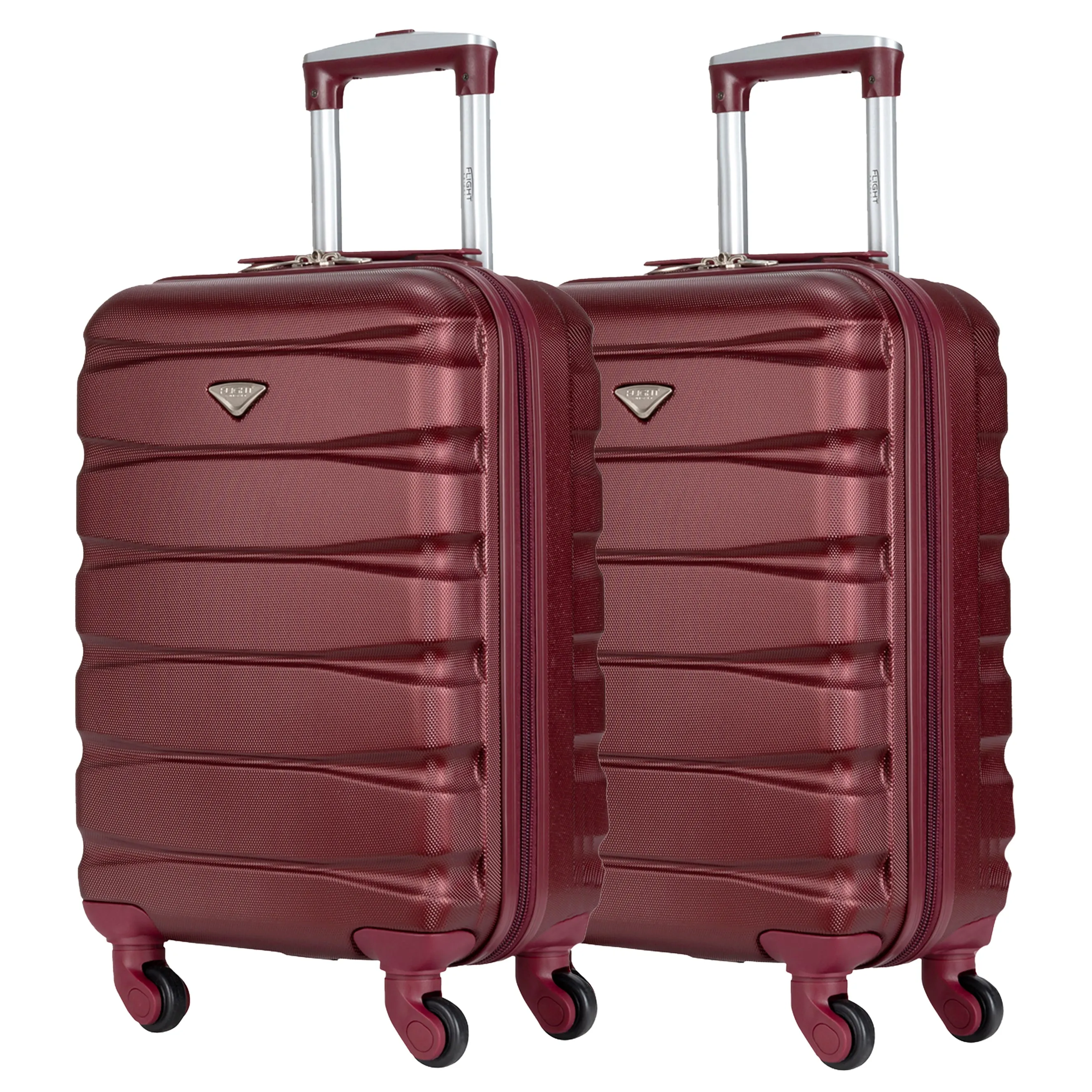 55x35x20 Lightweight 4 Wheel ABS Hard Case Suitcases Cabin Carry On Hand Luggage