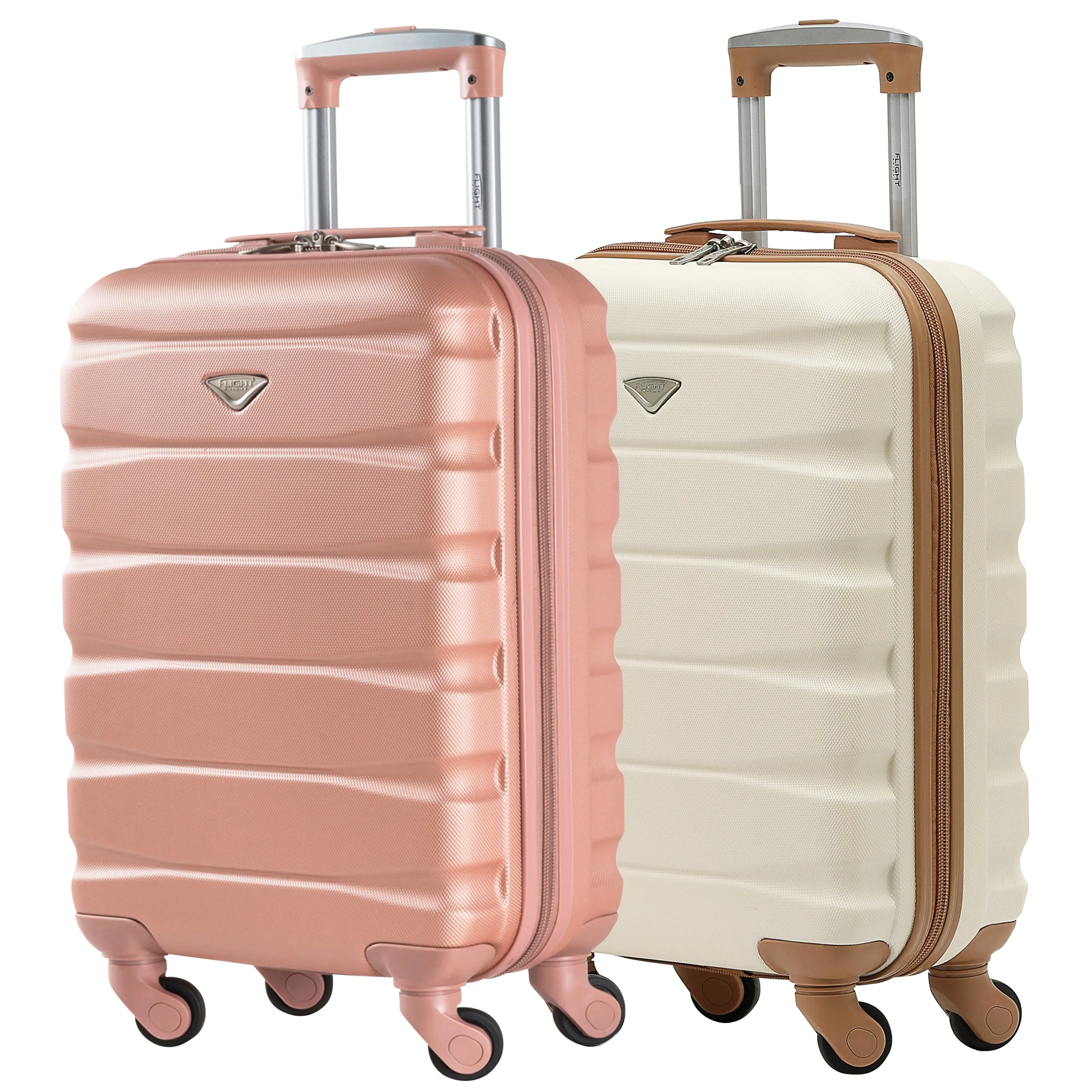 55x35x20 Lightweight 4 Wheel ABS Hard Case Suitcases Cabin Carry On Hand Luggage