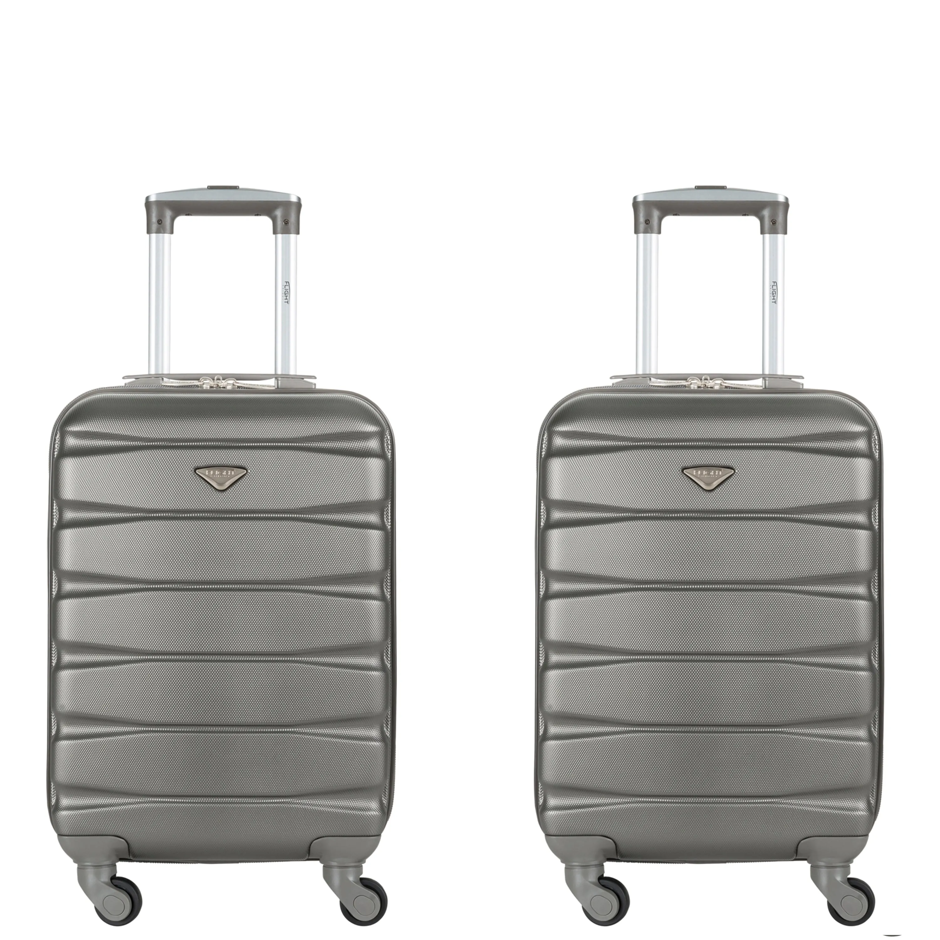 55x35x20 Lightweight 4 Wheel ABS Hard Case Suitcases Cabin Carry On Hand Luggage