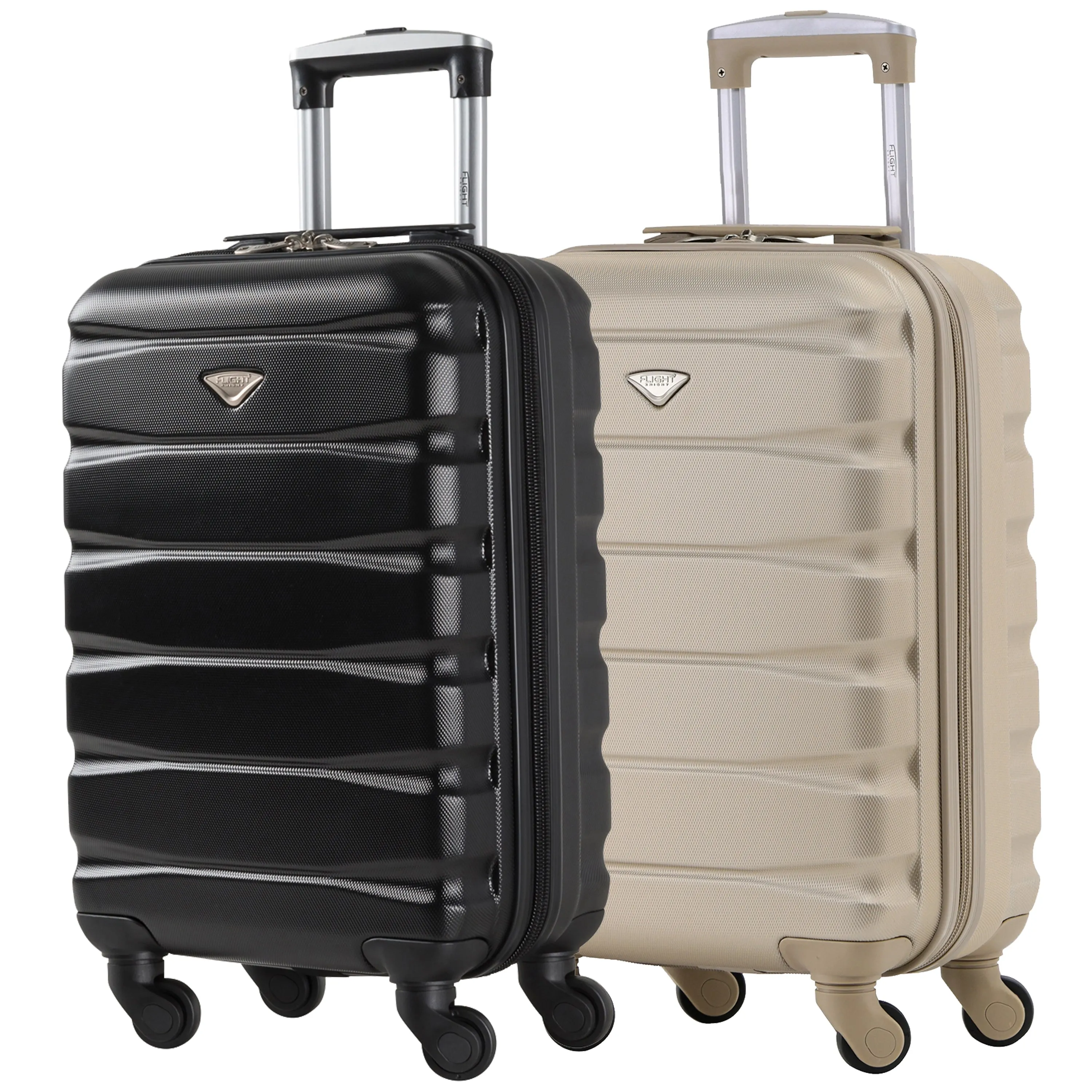 55x35x20 Lightweight 4 Wheel ABS Hard Case Suitcases Cabin Carry On Hand Luggage