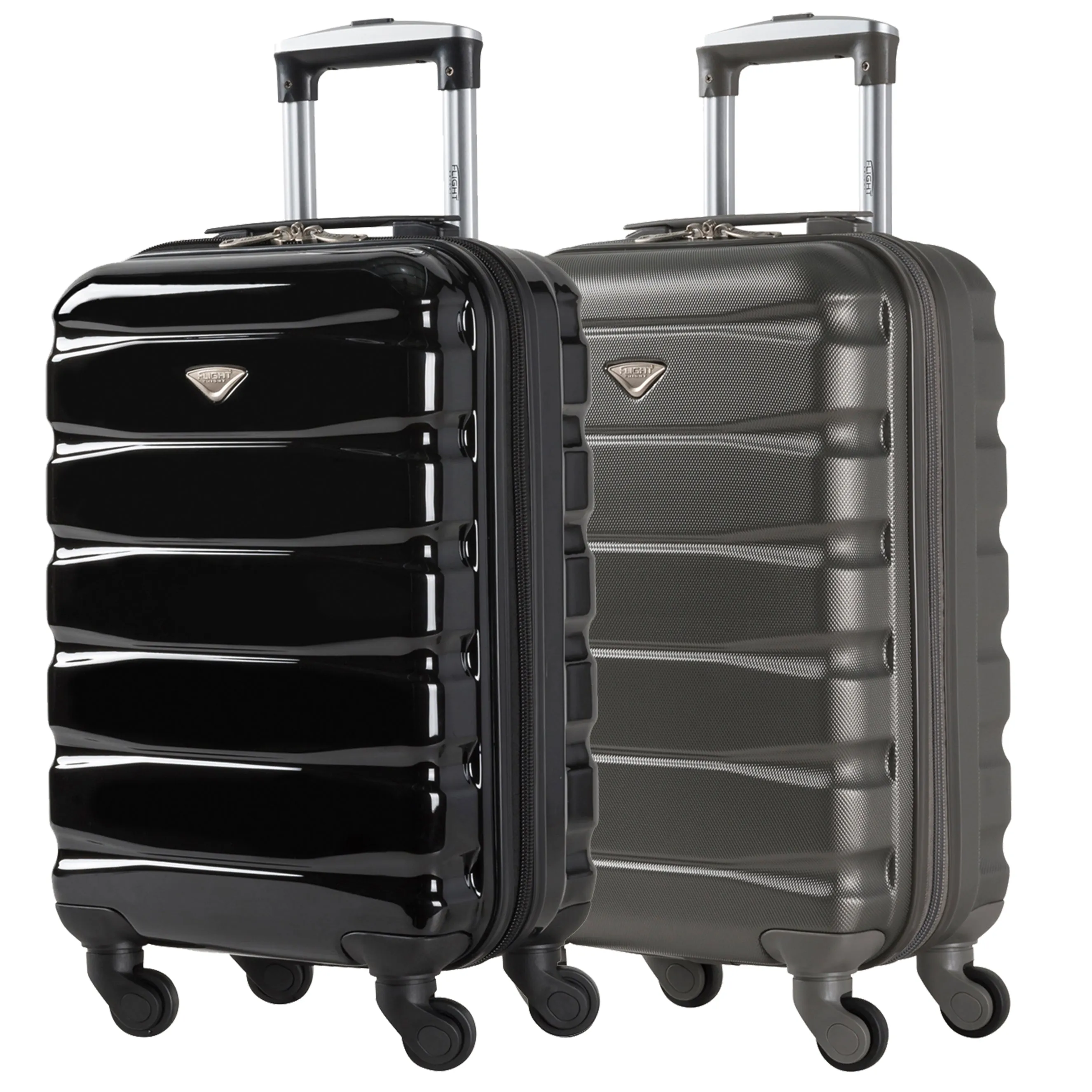 55x35x20 Lightweight 4 Wheel ABS Hard Case Suitcases Cabin Carry On Hand Luggage