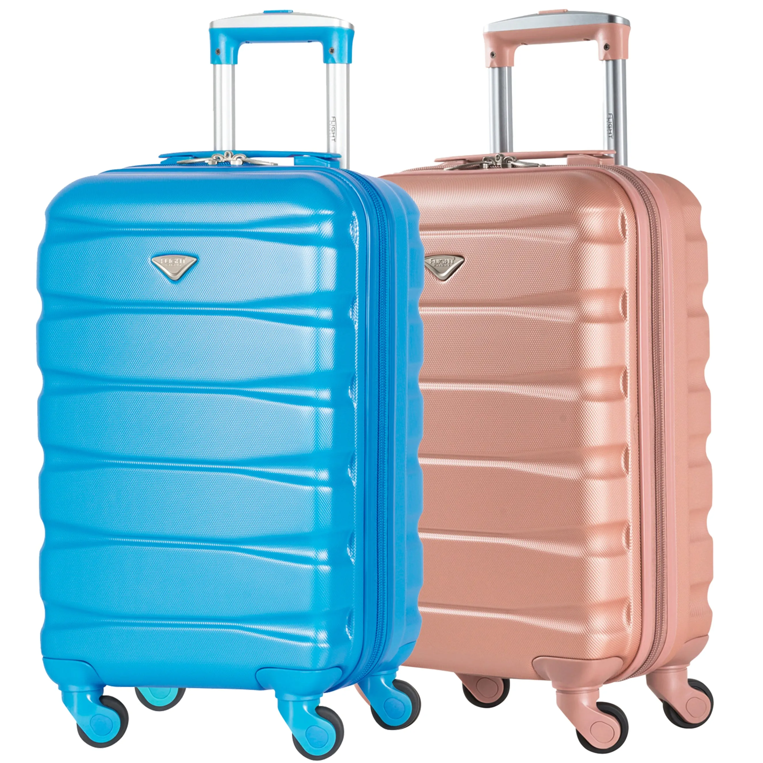 55x35x20 Lightweight 4 Wheel ABS Hard Case Suitcases Cabin Carry On Hand Luggage