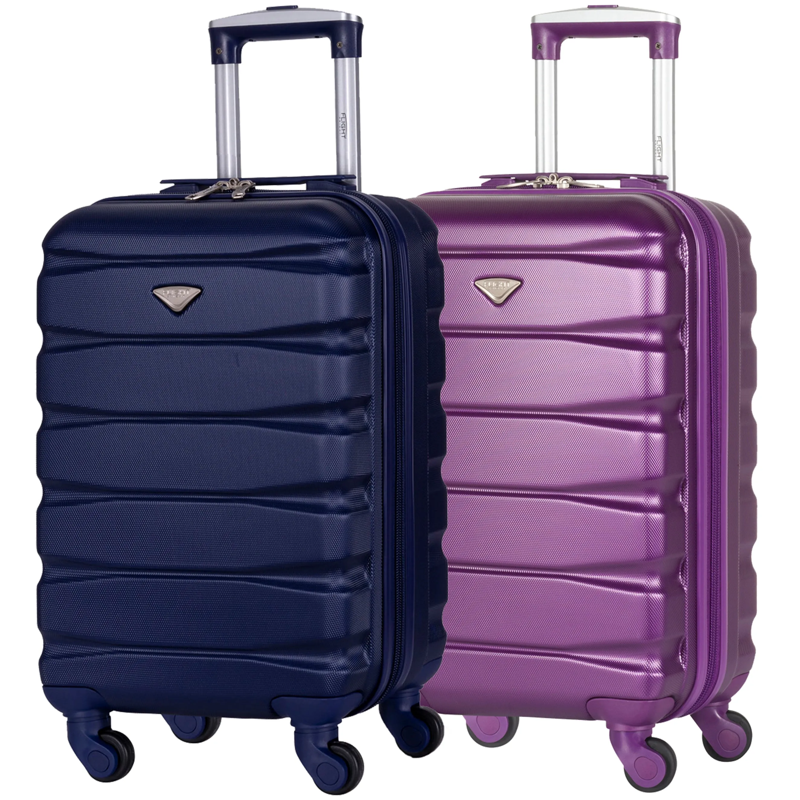 55x35x20 Lightweight 4 Wheel ABS Hard Case Suitcases Cabin Carry On Hand Luggage