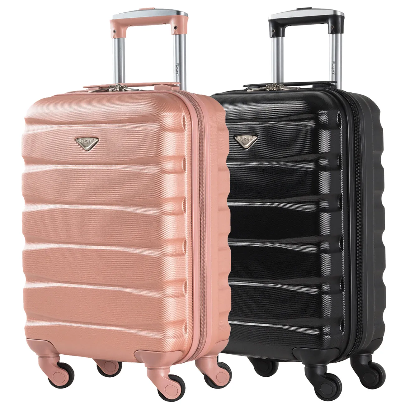 55x35x20 Lightweight 4 Wheel ABS Hard Case Suitcases Cabin Carry On Hand Luggage