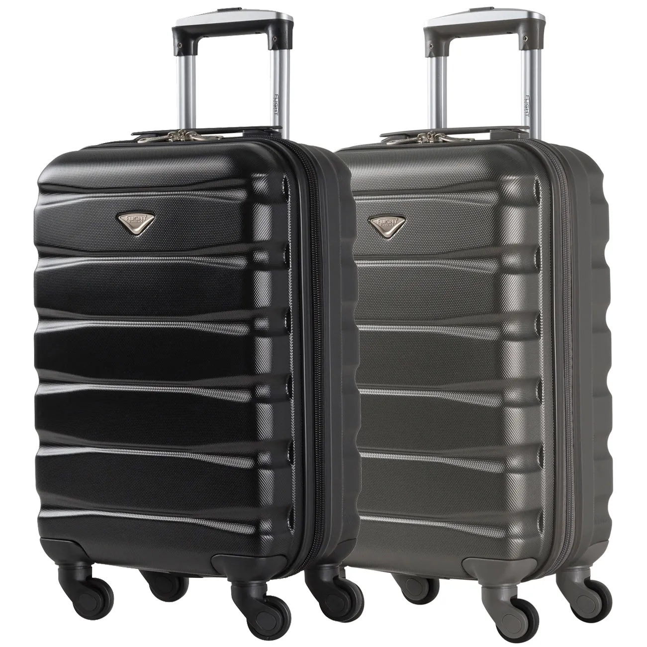 55x35x20 Lightweight 4 Wheel ABS Hard Case Suitcases Cabin Carry On Hand Luggage