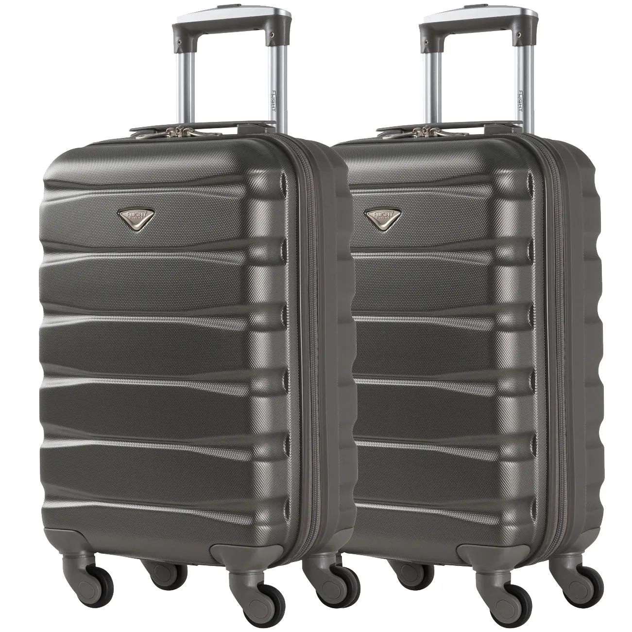 55x35x20 Lightweight 4 Wheel ABS Hard Case Suitcases Cabin Carry On Hand Luggage