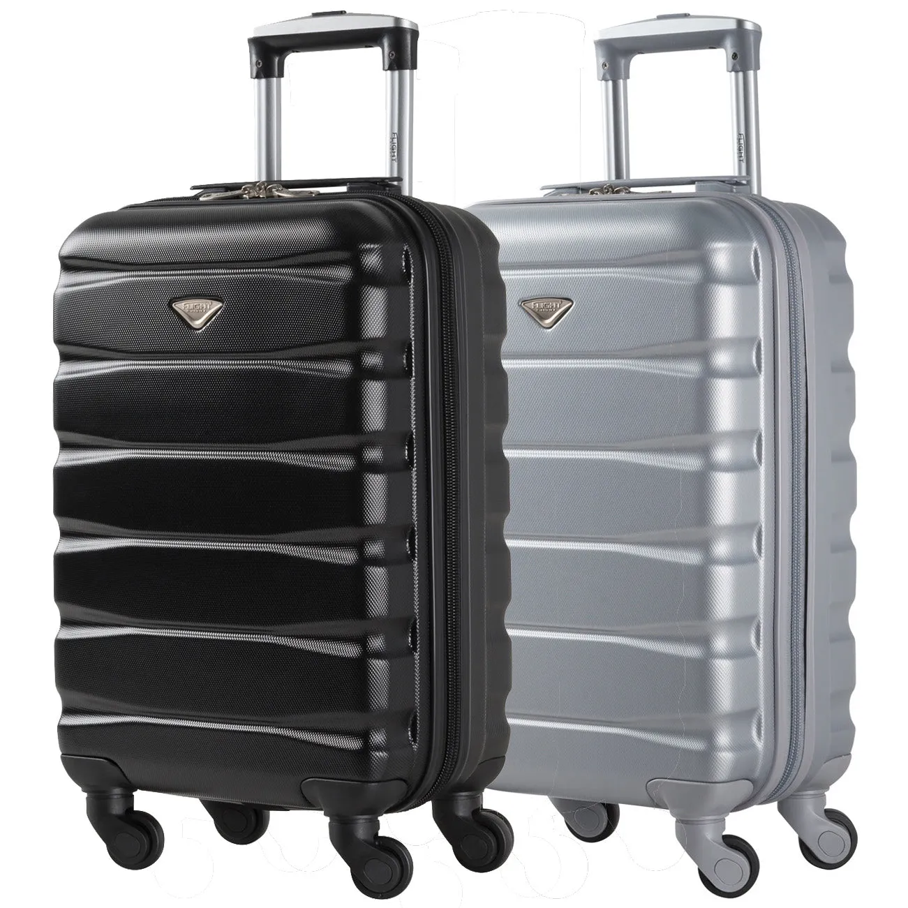 55x35x20 Lightweight 4 Wheel ABS Hard Case Suitcases Cabin Carry On Hand Luggage