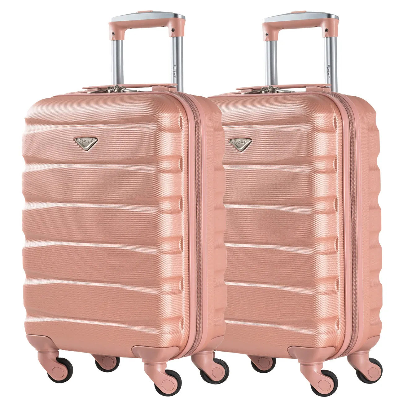 55x35x20 Lightweight 4 Wheel ABS Hard Case Suitcases Cabin Carry On Hand Luggage