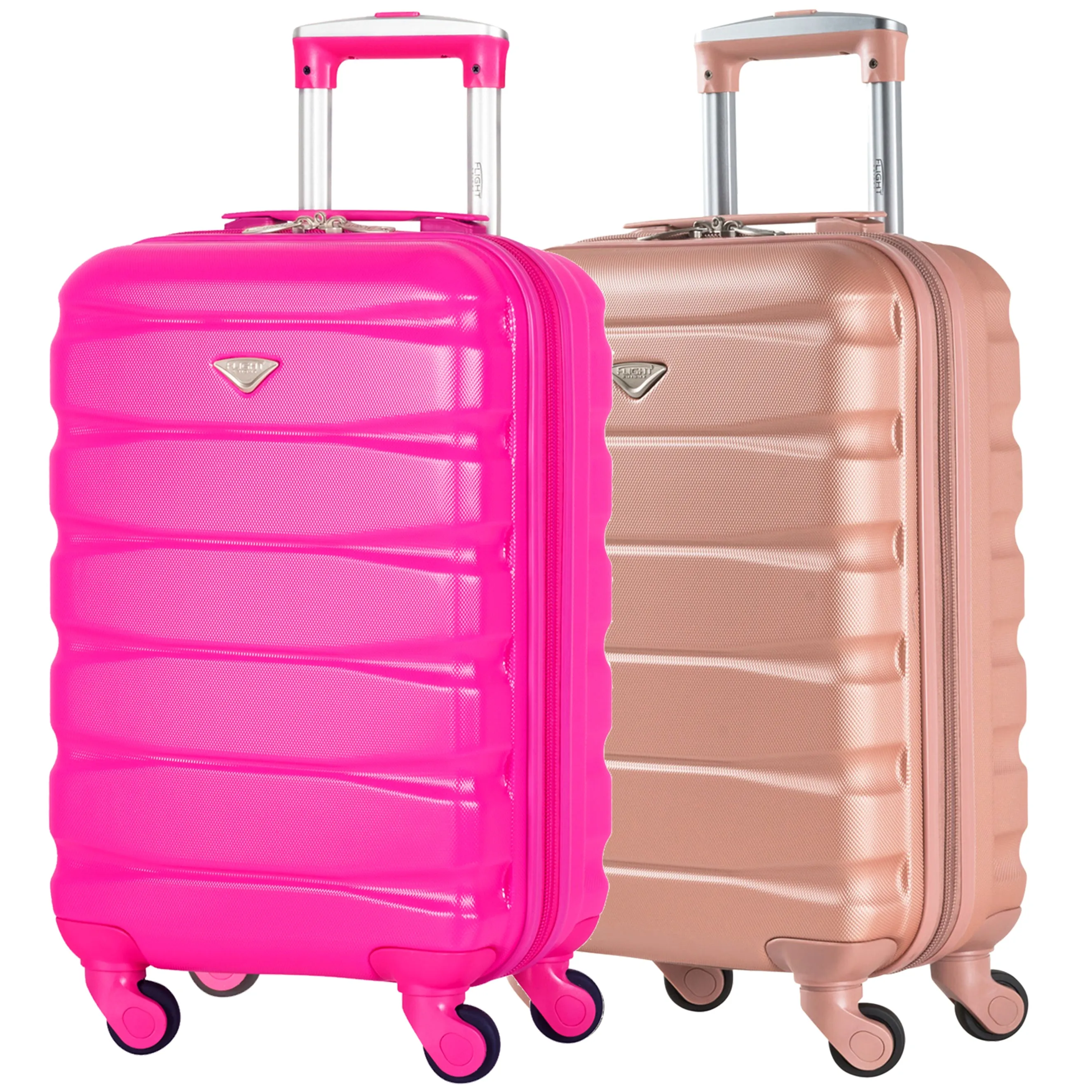 55x35x20 Lightweight 4 Wheel ABS Hard Case Suitcases Cabin Carry On Hand Luggage