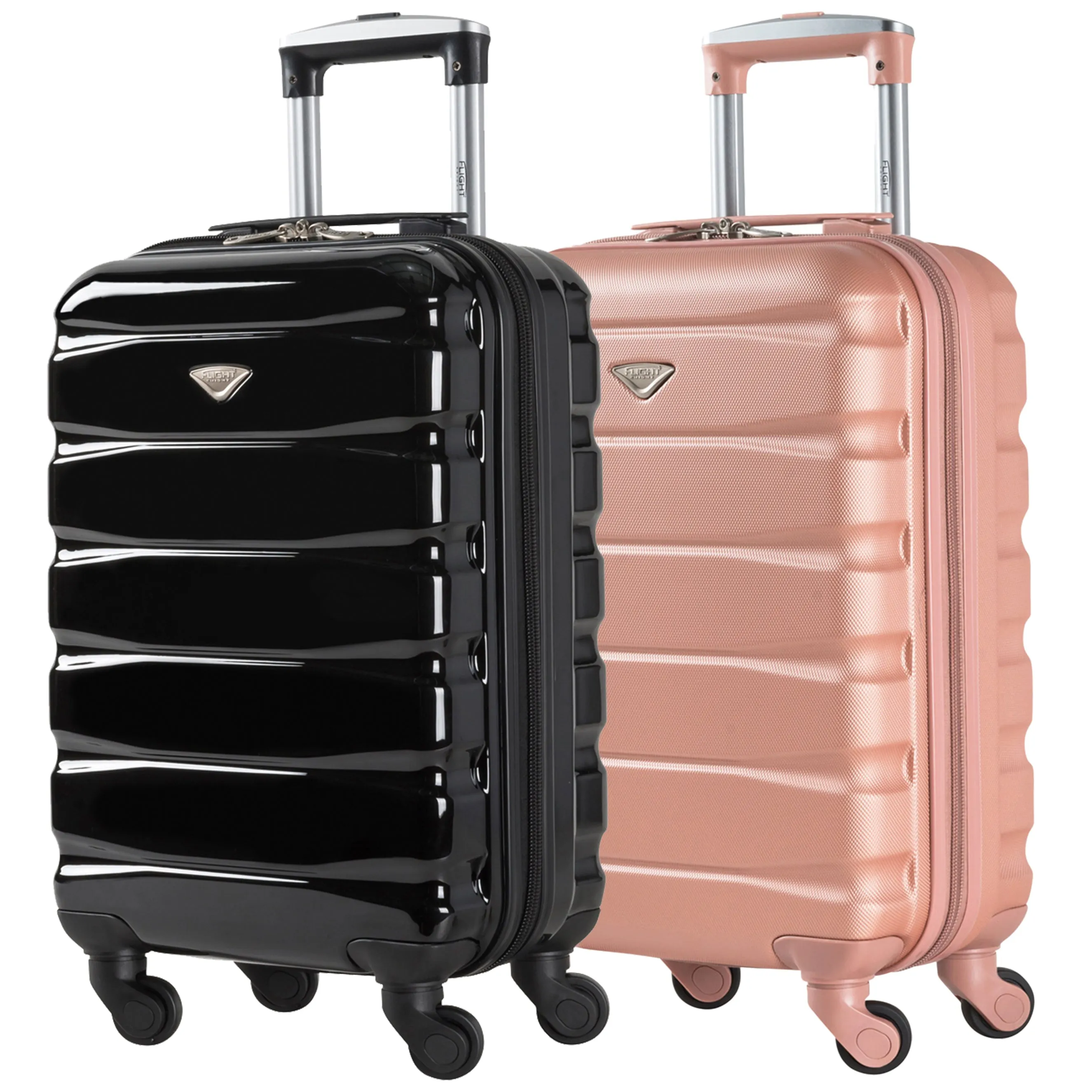 55x35x20 Lightweight 4 Wheel ABS Hard Case Suitcases Cabin Carry On Hand Luggage
