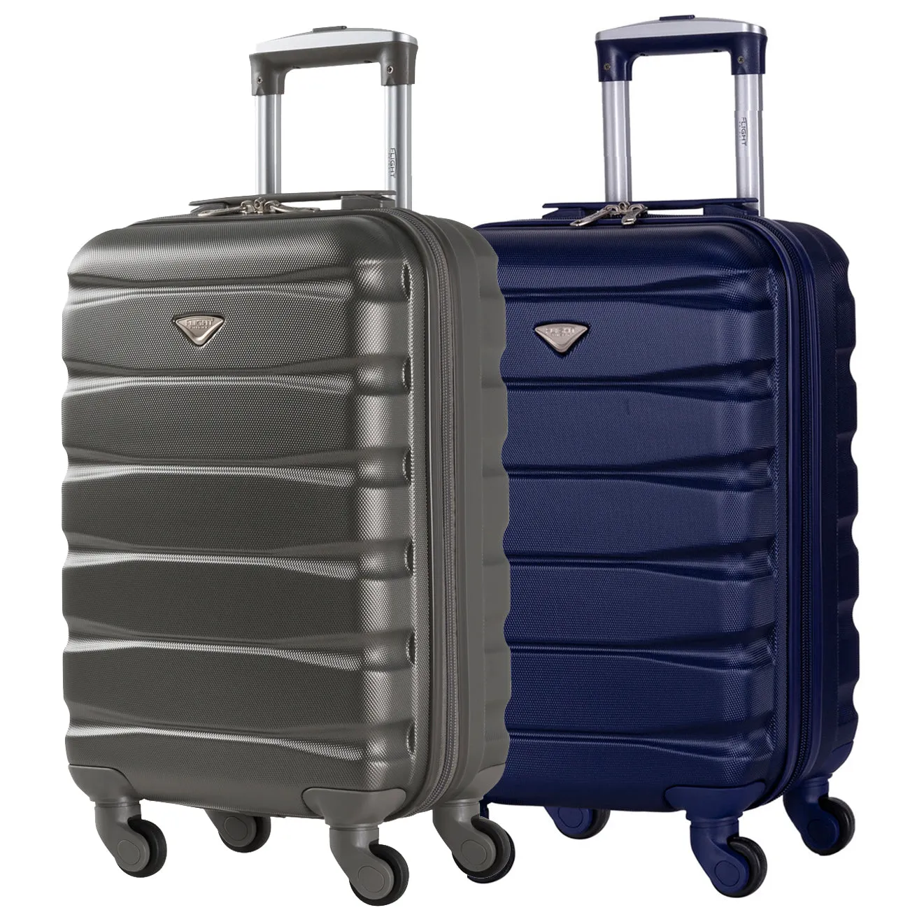 55x35x20 Lightweight 4 Wheel ABS Hard Case Suitcases Cabin Carry On Hand Luggage