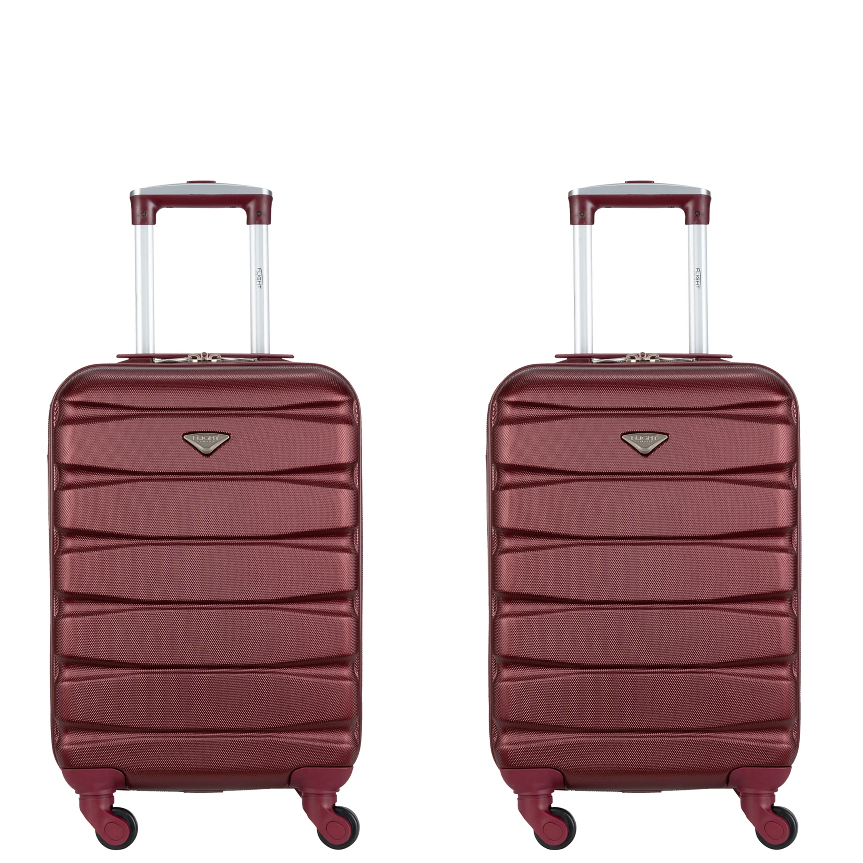 55x35x20 Lightweight 4 Wheel ABS Hard Case Suitcases Cabin Carry On Hand Luggage