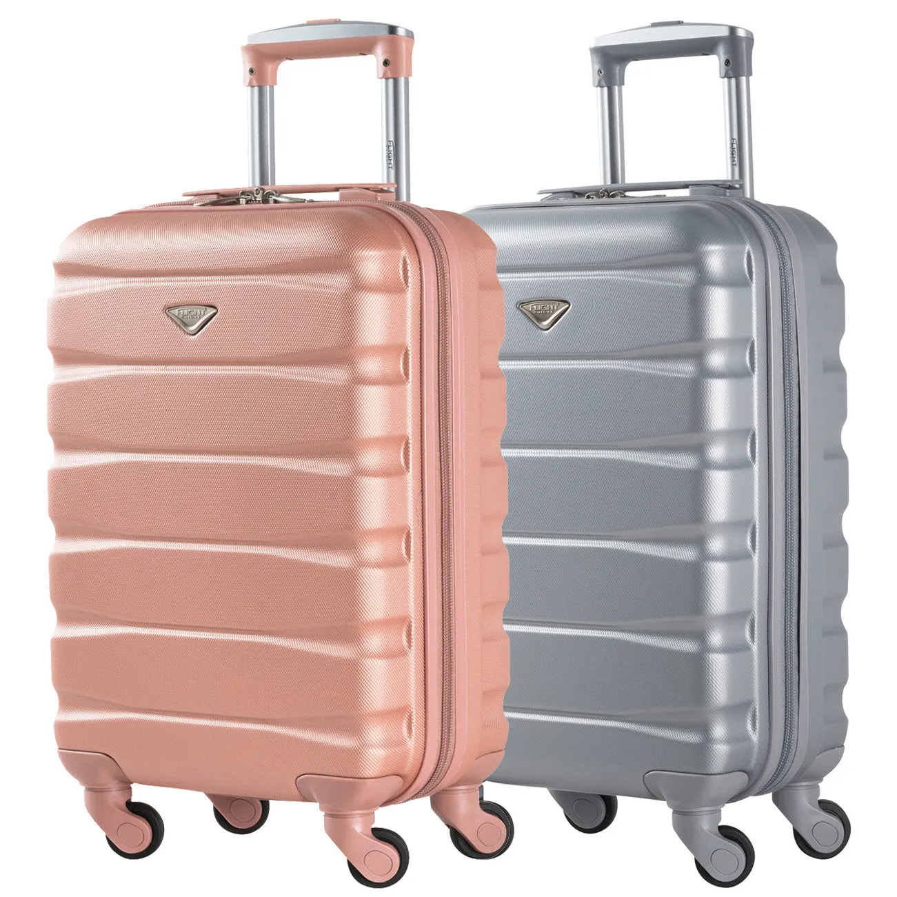 55x35x20 Lightweight 4 Wheel ABS Hard Case Suitcases Cabin Carry On Hand Luggage