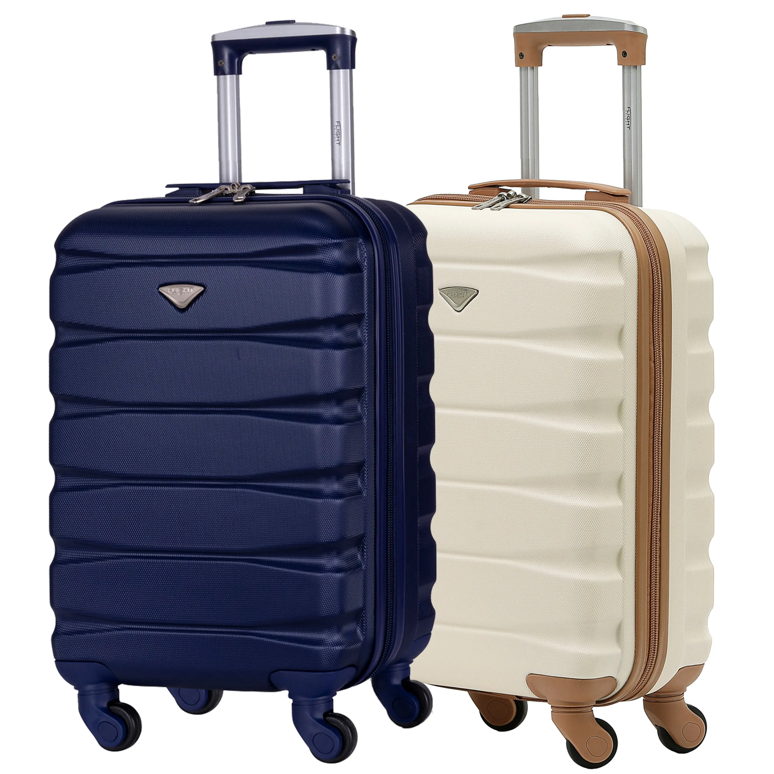 55x35x20 Lightweight 4 Wheel ABS Hard Case Suitcases Cabin Carry On Hand Luggage