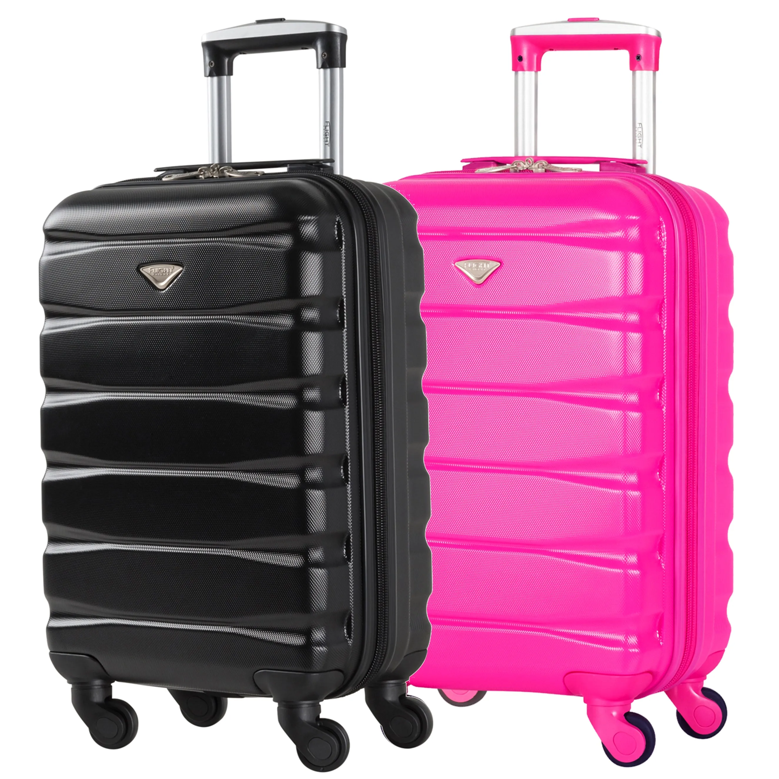 55x35x20 Lightweight 4 Wheel ABS Hard Case Suitcases Cabin Carry On Hand Luggage
