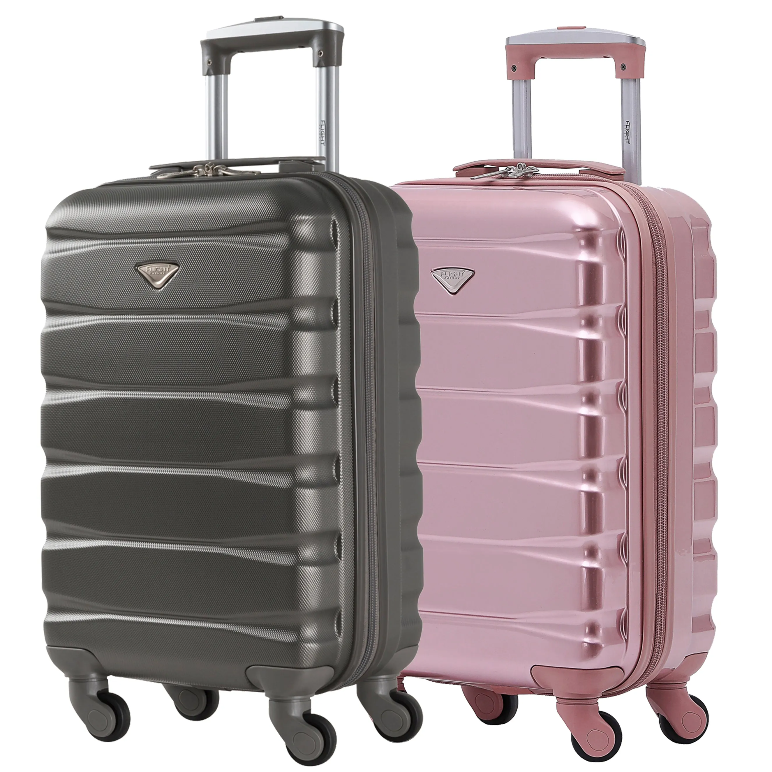 55x35x20 Lightweight 4 Wheel ABS Hard Case Suitcases Cabin Carry On Hand Luggage