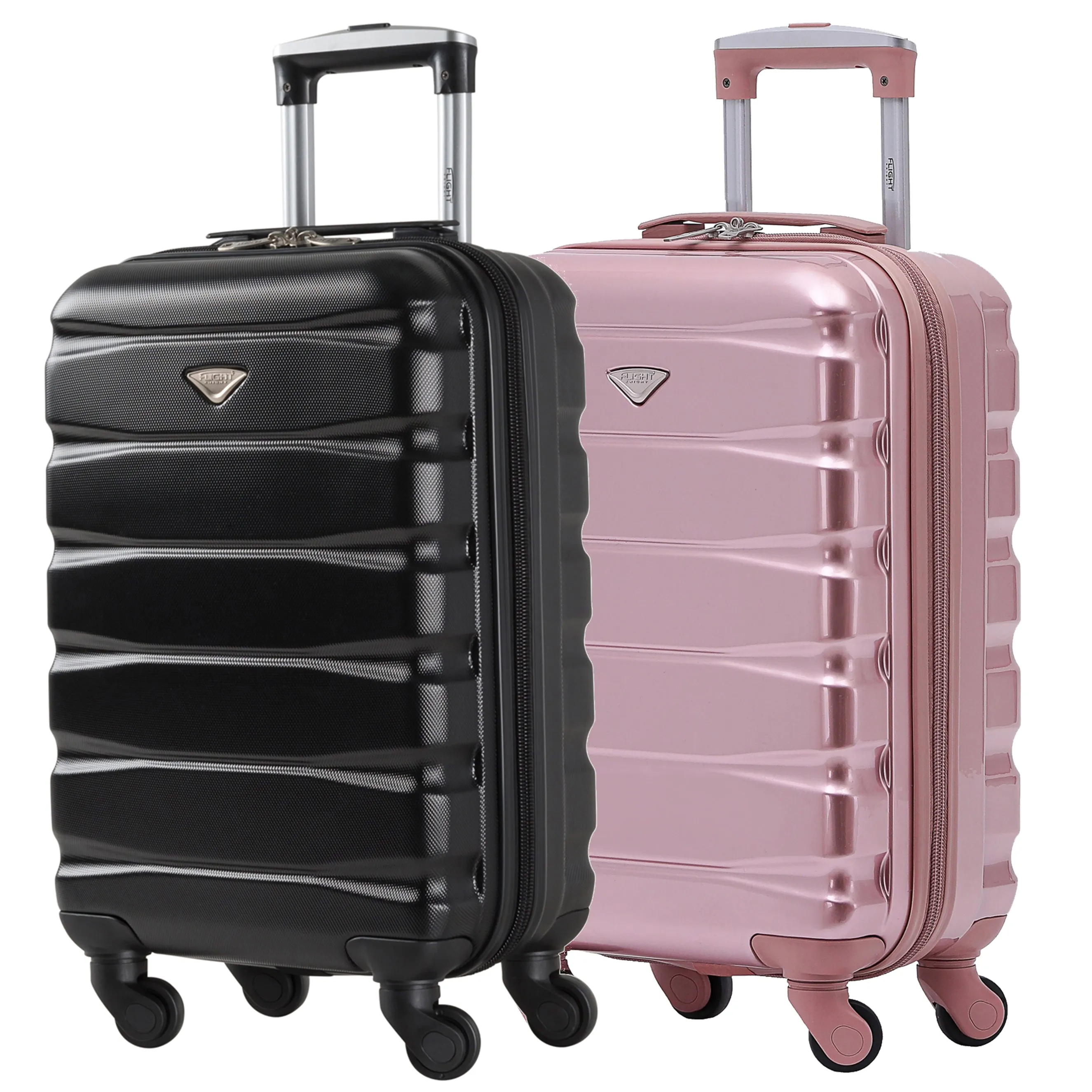 55x35x20 Lightweight 4 Wheel ABS Hard Case Suitcases Cabin Carry On Hand Luggage
