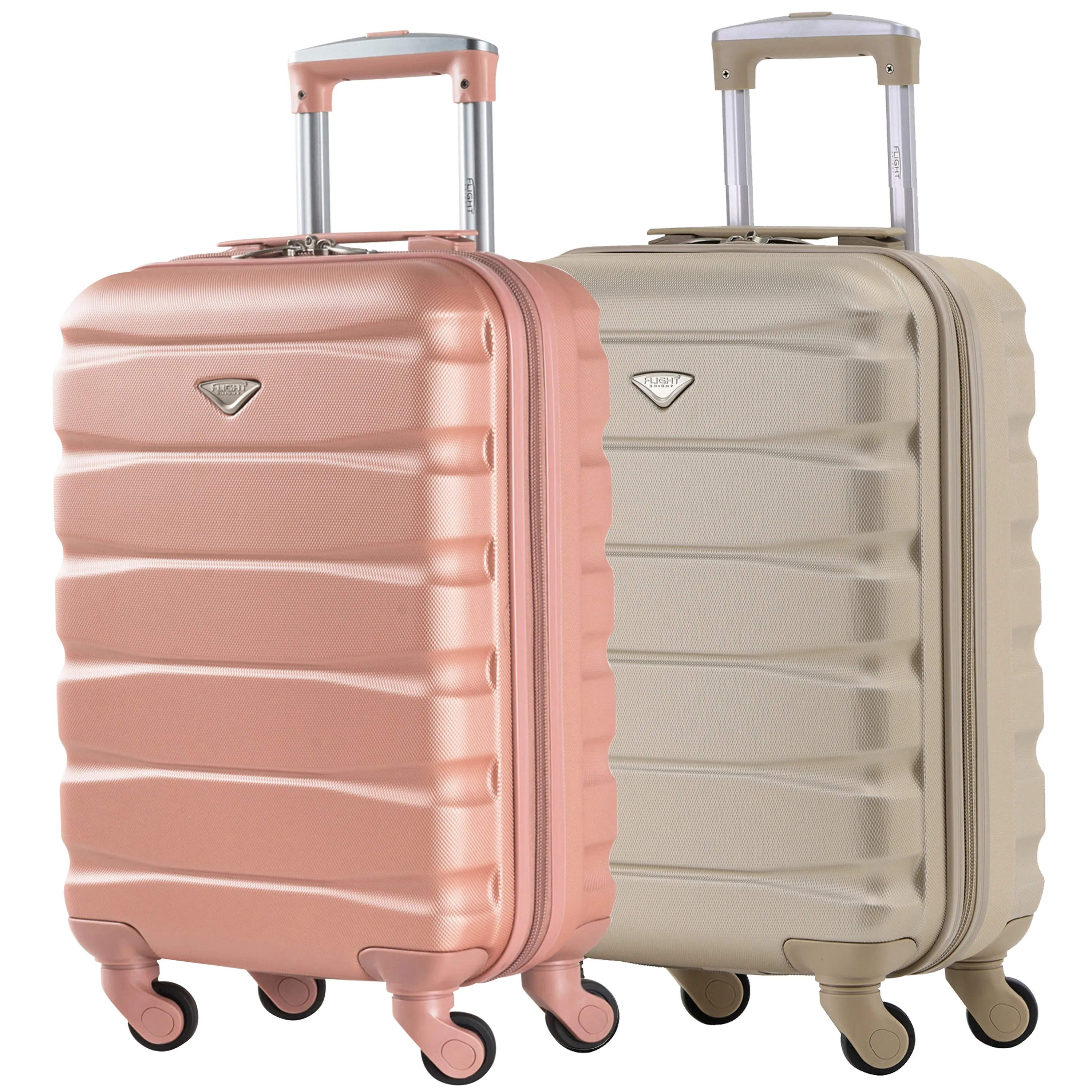 55x35x20 Lightweight 4 Wheel ABS Hard Case Suitcases Cabin Carry On Hand Luggage