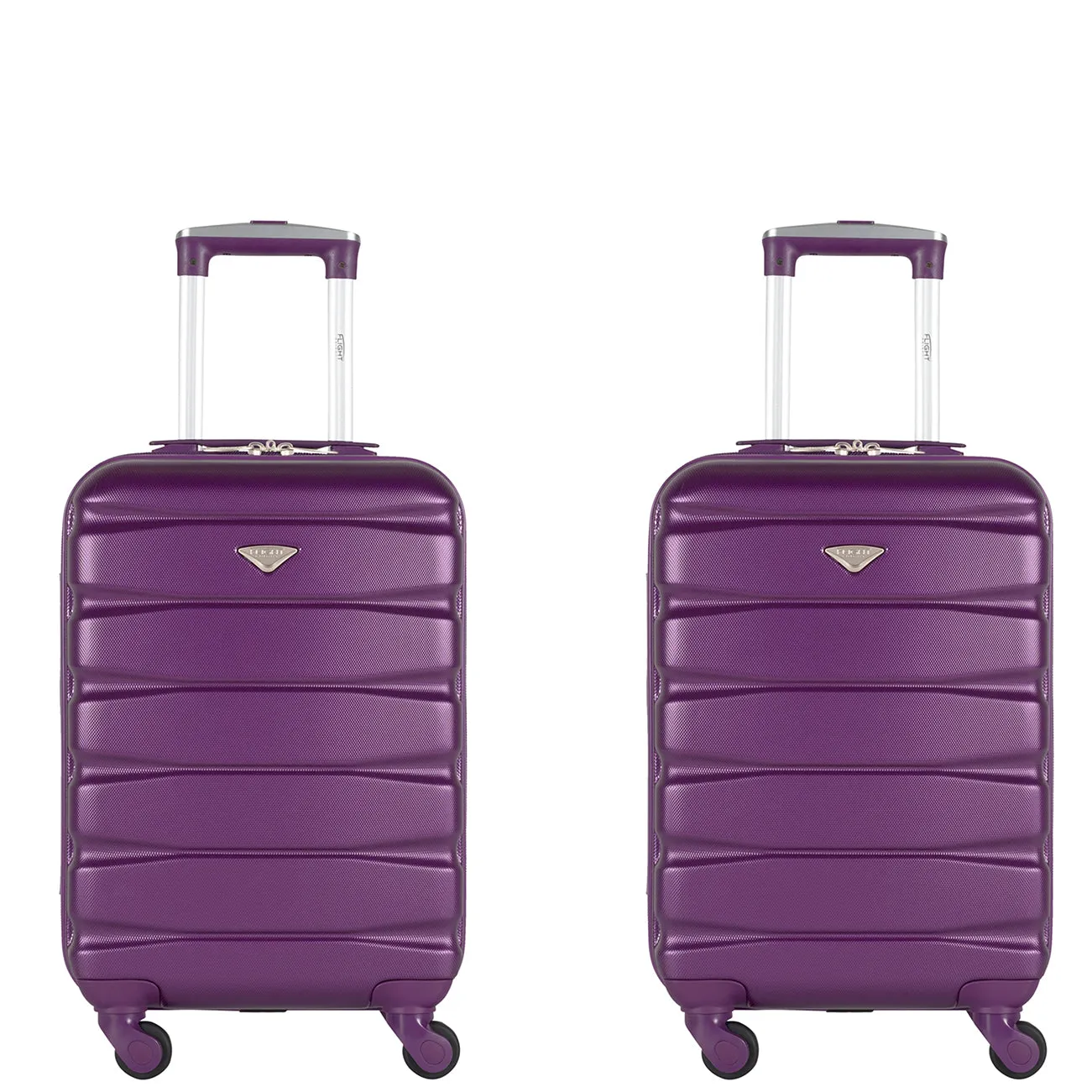 55x35x20 Lightweight 4 Wheel ABS Hard Case Suitcases Cabin Carry On Hand Luggage