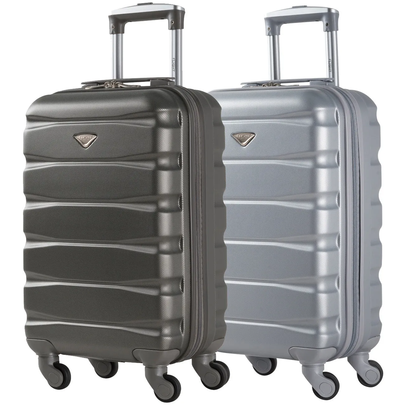 55x35x20 Lightweight 4 Wheel ABS Hard Case Suitcases Cabin Carry On Hand Luggage