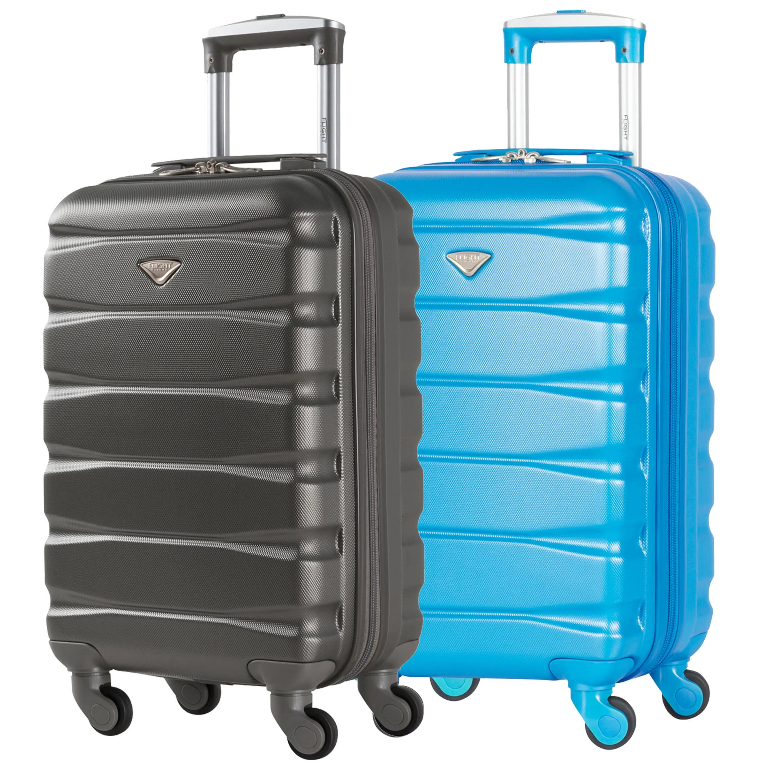 55x35x20 Lightweight 4 Wheel ABS Hard Case Suitcases Cabin Carry On Hand Luggage