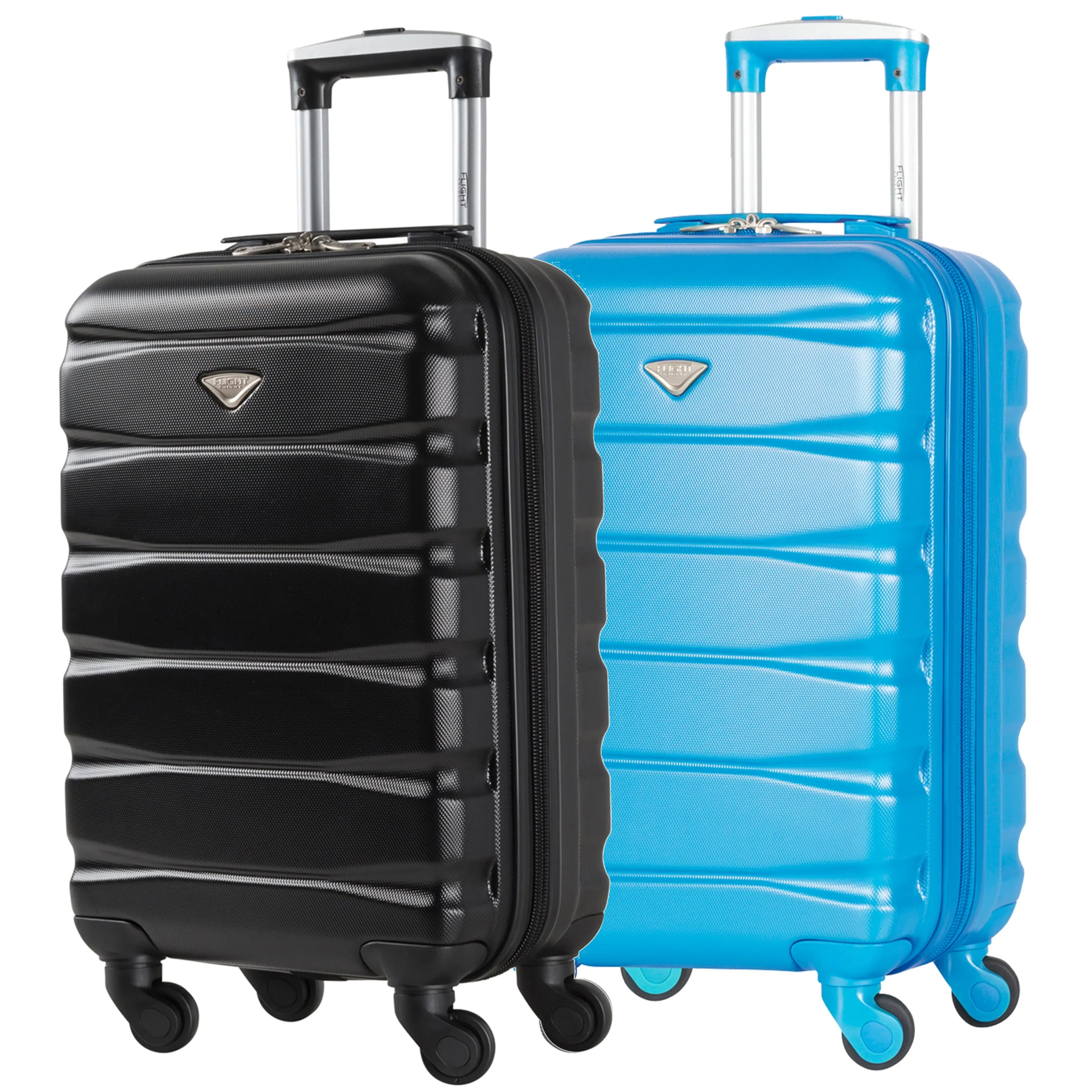 55x35x20 Lightweight 4 Wheel ABS Hard Case Suitcases Cabin Carry On Hand Luggage