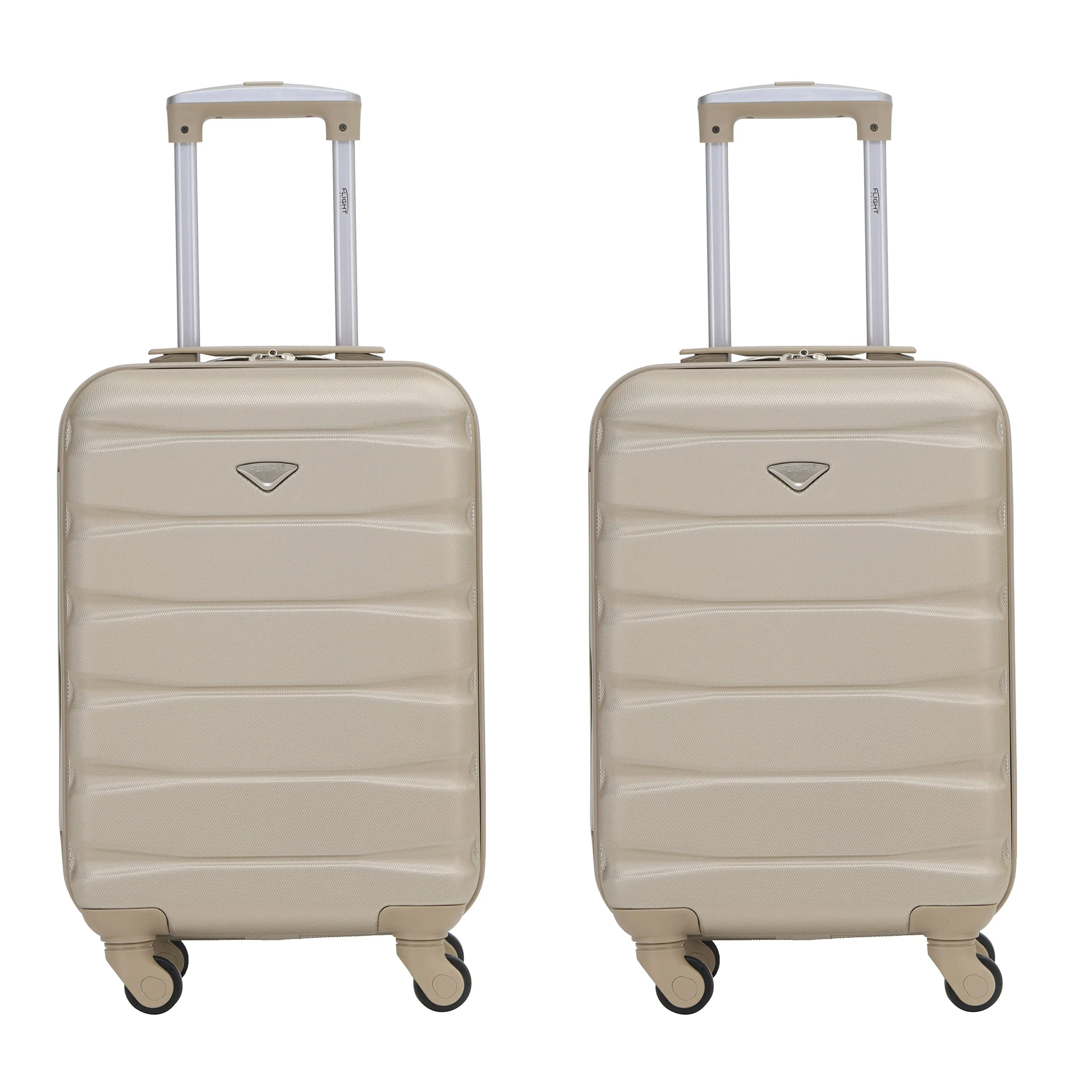 55x35x20 Lightweight 4 Wheel ABS Hard Case Suitcases Cabin Carry On Hand Luggage