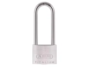 ABUS Mechanical 64Ti/30Mm Titalium Padlock 60Mm Long Shackle Keyed Alike Ka6311