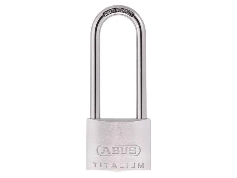 ABUS Mechanical 64Ti/30Mm Titalium Padlock 60Mm Long Shackle