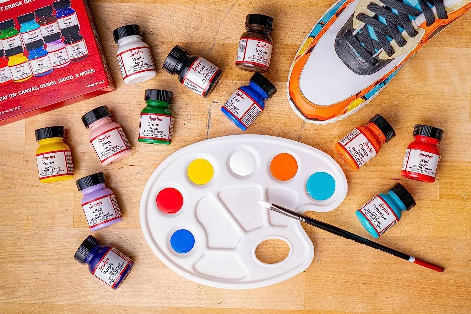Acrylic Leather Paint Starter Kit by
