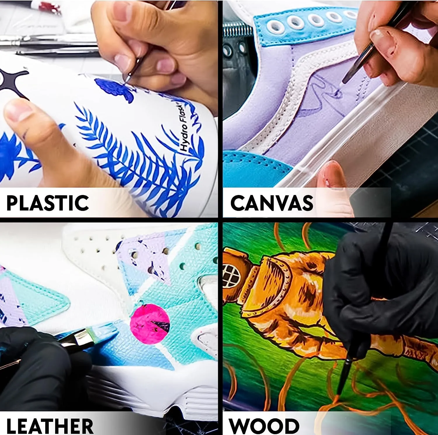 Acrylic Leather Paint Starter Kit by