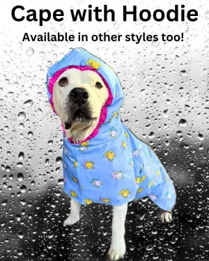 All Over Print Rain Jacket - Cape - Vest (Choose your print)