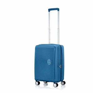 American Tourister Curio 2 55cm Carry-On Suitcase Pacific Blue