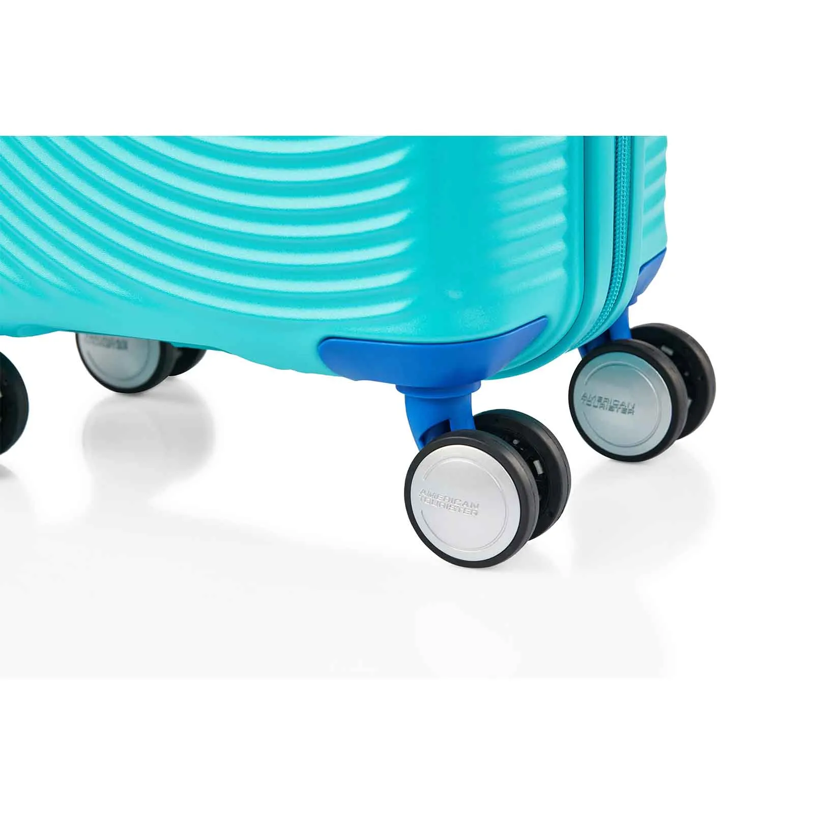American Tourister Little Curio 47cm Carry-On Suitcase Teal-Blue
