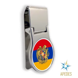 Armenia Flag Money Clip