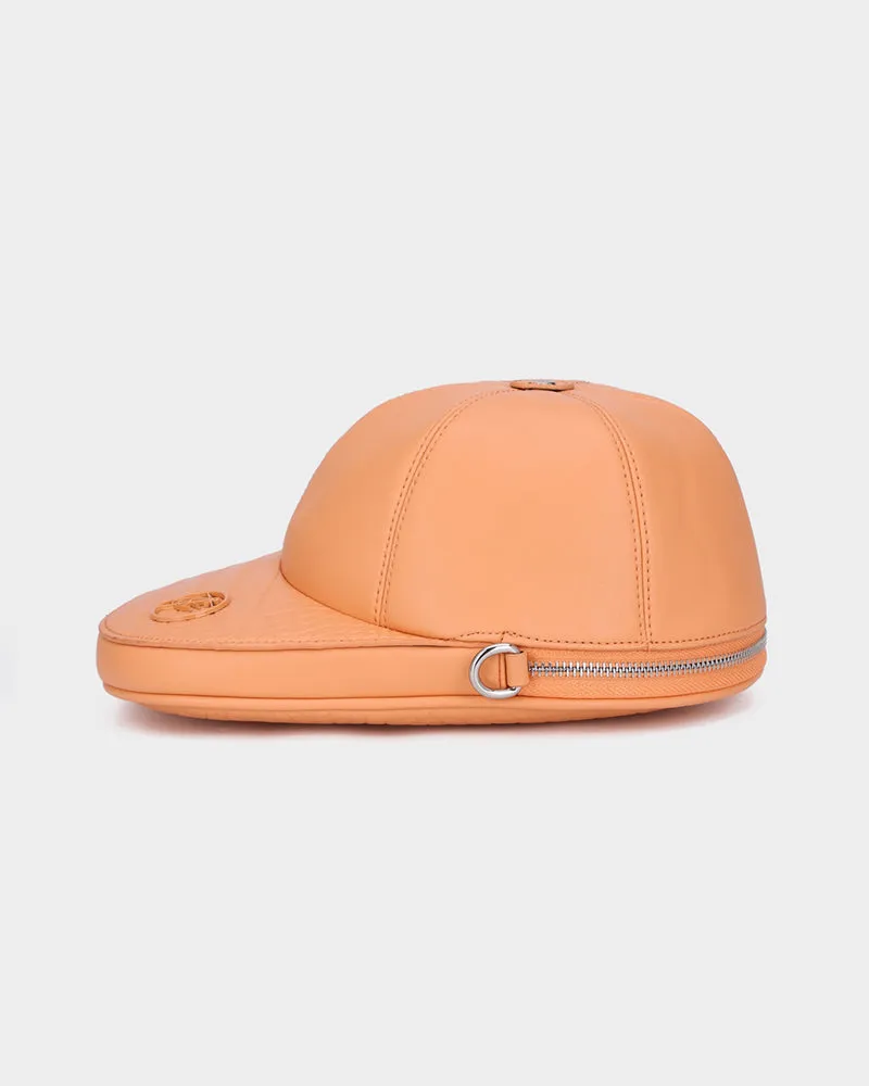 Baseball Cap Design Bag in Tangerine Brown