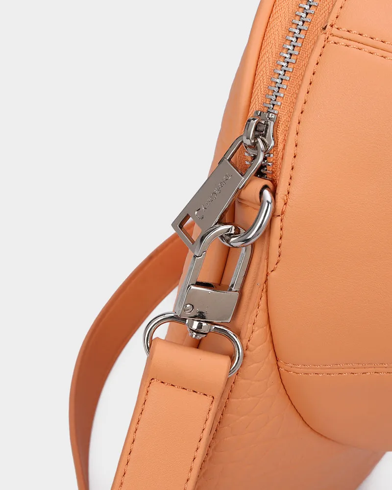 Baseball Cap Design Bag in Tangerine Brown