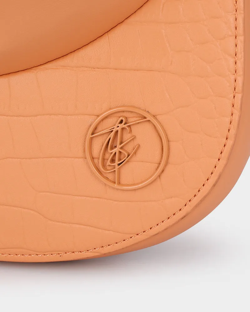 Baseball Cap Design Bag in Tangerine Brown