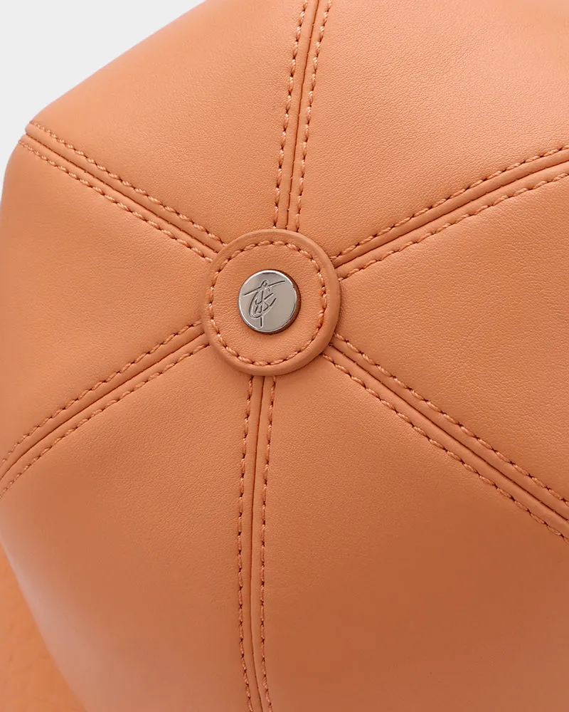 Baseball Cap Design Bag in Tangerine Brown