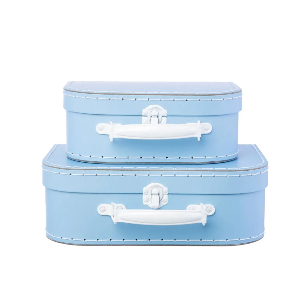 Blue Stacking Suitcases