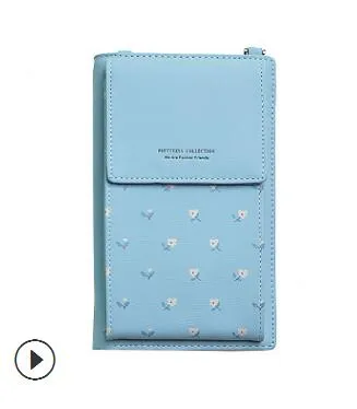 Casual Wallet Cell Phone Card Holders Wallet  Clutch Messenger Bag
