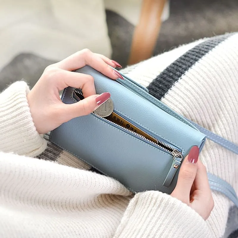 Casual Wallet Cell Phone Card Holders Wallet  Clutch Messenger Bag