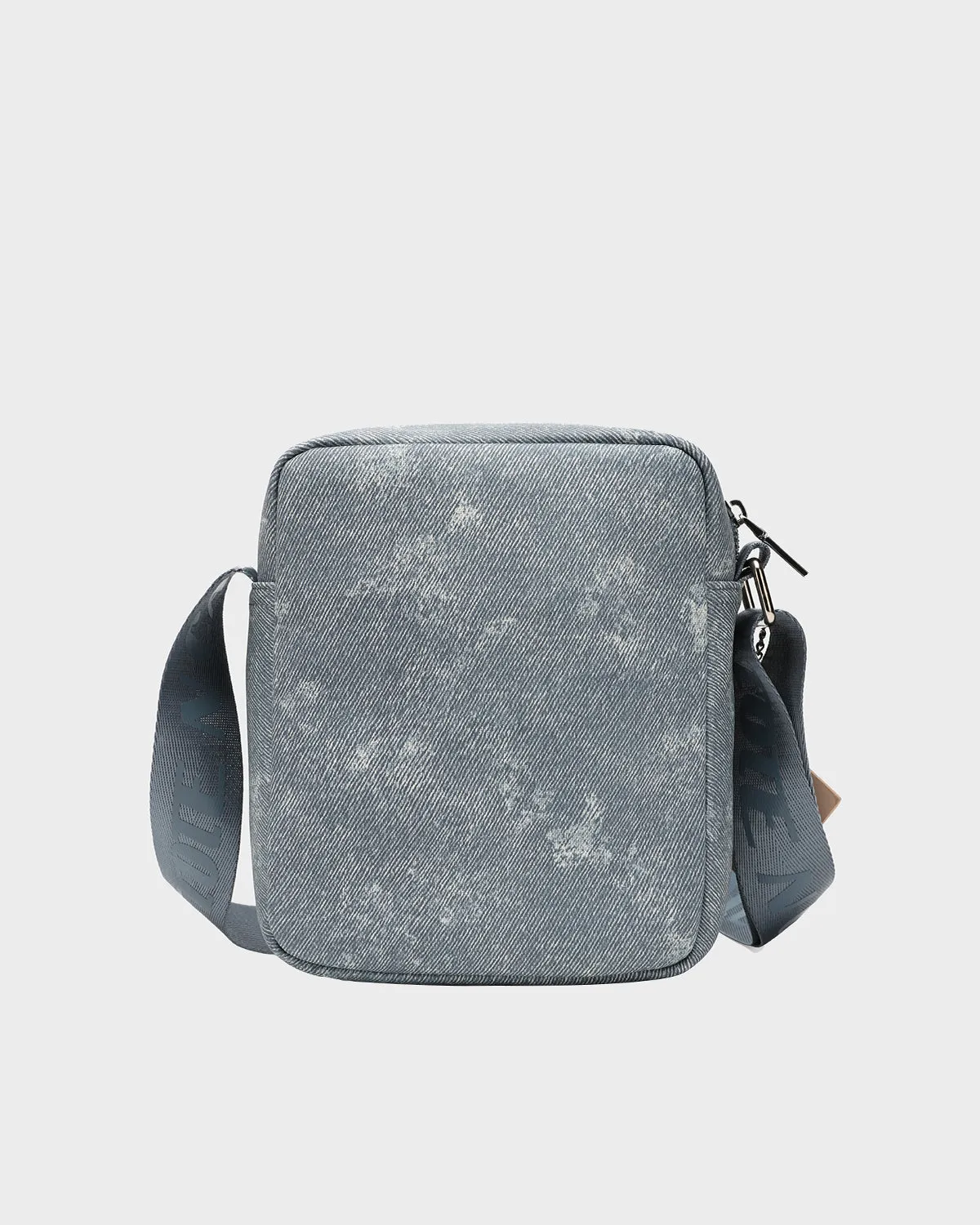 Denim Crossbody Bread Bag in Navy Blue