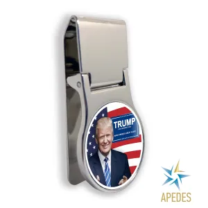 Donald Trump 2024 President USA Flag Money Clip
