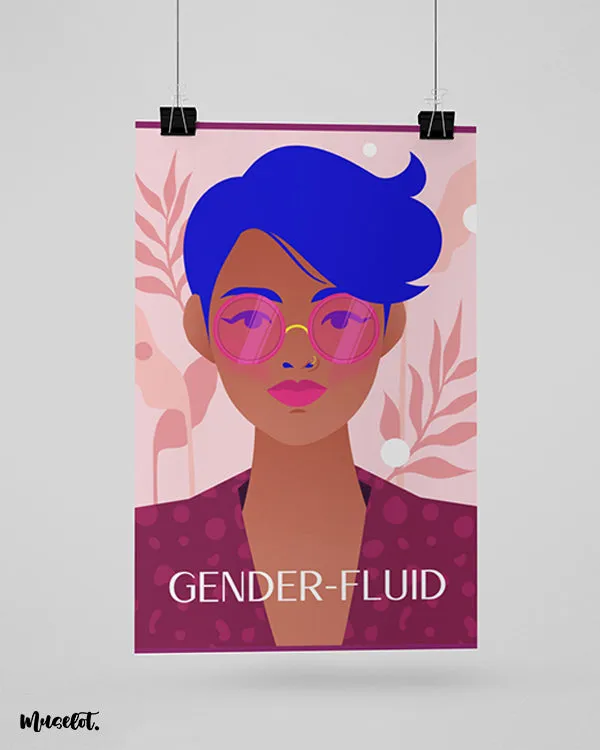Gender fluid posters