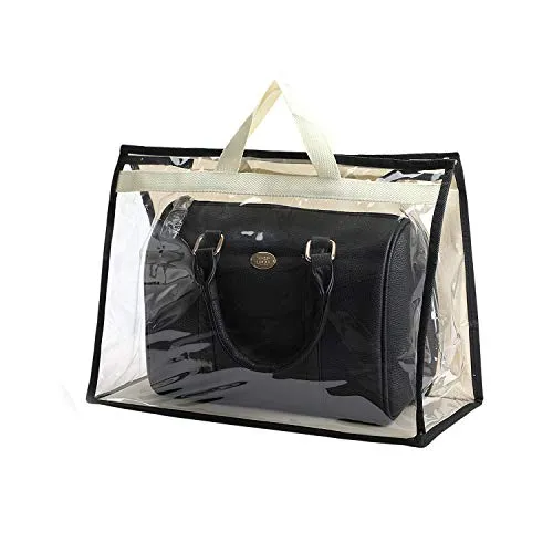 Homlly Transparent Dust proof Handbag Storage Protector with Zipper