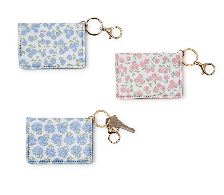 Hydrangea Print ID Wallet - Assorted