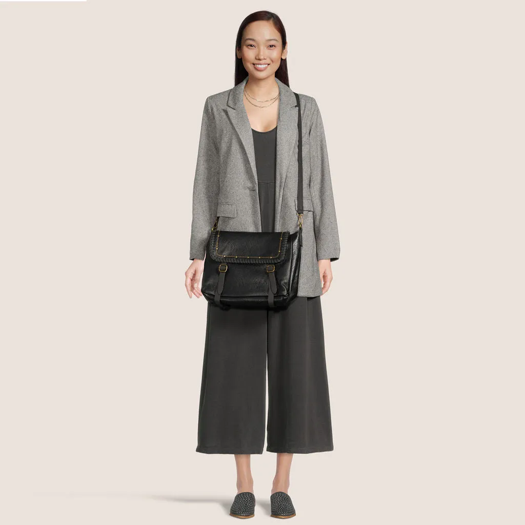 Kelsea Messenger Crossbody - Light Brown